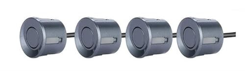 Auto Parken Sensor Parksensorsystem Hintergrundbeleuchtung Parktronic Monitor Display Kit Backup-Detektor-Assistent 4 Sonden Parkassistent-Sensor(Grey Sensors)
