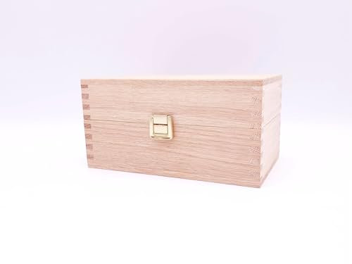 Scatola per munizioni in legno per armi corte | scatola per cartucce 50 colpi | div.calibro (ciliegia, armi lunghe)
