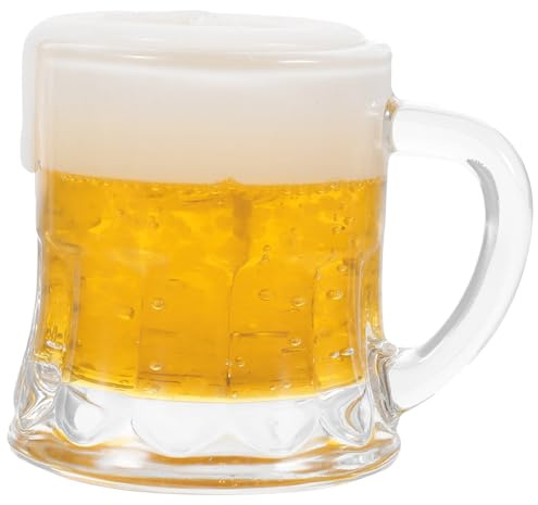 VICASKY Boccale di birra a forma di candela, bottiglia di vino, tazze, candele, boccale di birra, candela, pinta, barattolo profumato a forma di birra, decorazioni per cocktail, tazza con coperchio di