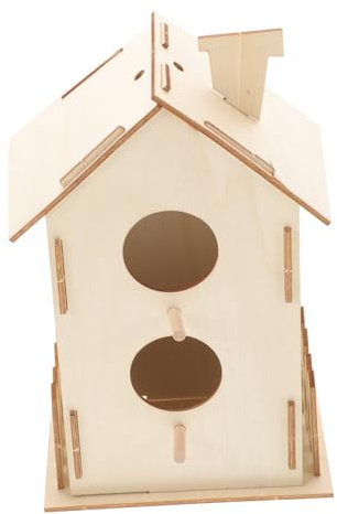 CAXUSD Vogelhaus Für Mädchen Bemalbares Vogelhaus Spielzeug Bastelset Fantasie Und Motorischen Fähigkeiten Für Bastelprojekte Und