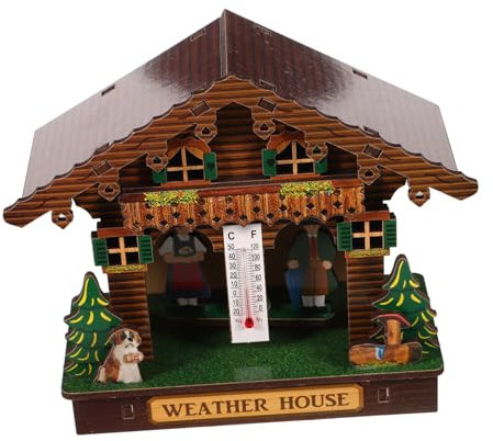 ROMISBABA -hygrometer Barometer Wetterüberwachungstool Genaues Temperatur- Und Feuchtigkeitsmessgerät Für Garten Garage