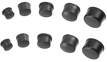 SHINEOFI 10pcs Quality Material Rubber Mallet Tip Replacement Hammers for Mallet Hammer Accessories