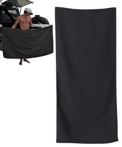 Generisch Magnetisches Badetuch für den Außenbereich, Fitness Handtuch mit Magnet, Magnetic Bath Towels, Strandtuch Magnetbadetuch, Sporthandtuch Fitnessstudio 76 x 190 cm