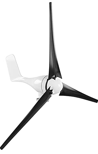 Marhynchus 300W Liten Vindkraftverk Generatorpaket, Effektiv Kraftproduktion för Båtar, Stugor, Husbilar, 12V/24V/48V Luftfartssats med Styrenhet, sol- och Vindkraftsdelar och (12V)