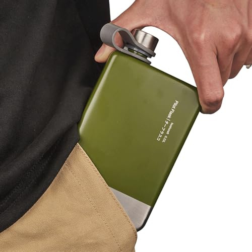 Flash De La Hanche | Bouteille D'eau De Camping Polyvalente - Réutilisable En Acier Inoxydable Conteneur Portable Pour Bière, Soda, Spiritueux, Café, Boisson, Randonnée En Plein Air, Sortie De Voyage,