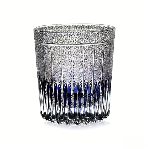 HGFYE Verres à Whisky Haut De Gamme En Cristal Taillé à La Main, Verres à Whiskey éPais Et ColoréS, Old Fashioned De Luxe, Verre à Vin De Qualité SupéRieure Pour Hommes, Pour Spiritueux Et Cocktails