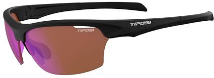 Tifosi Intense Sunglasses Black/AC Red lenses