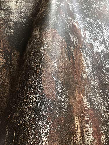 NEWROOM - Carta da parati in tessuto non tessuto, design moderno, struttura di alta qualità, industriale, con guida per tappezzeria inclusa