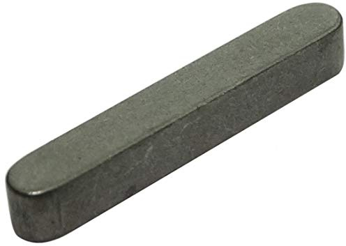 AERZETIX - C43551-5 x Passfedern mit abgerundeten Enden - Type A - Länge 20mm - Breite 3mm - Höhe 3mm - Stahl C45K - DIN 6885A - ISO R773