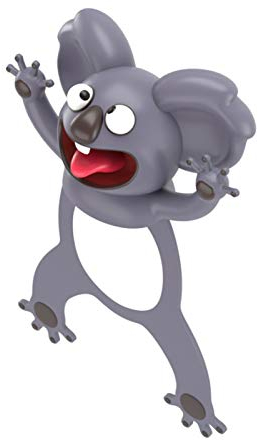 3D Cartoon Tier-Lesezeichen,bookmark animal,lesezeichen kinder,lesezeichen magnetisch,3D Stereo Cartoon schön Tier Lesezeichen Geschenk für Kinder und Erwachsene (K)