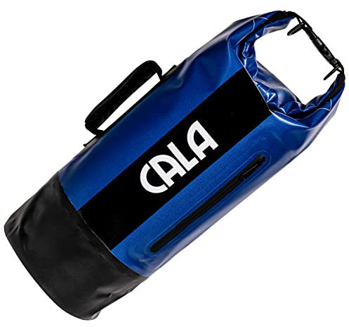 CALA DryBag 10L Blau oder 15L Gelb, wasserdichter Beutel, Trockentasche, SUP Dry Bag als Zubehör für SUP, Kanu, Kajak, Camping und Strand