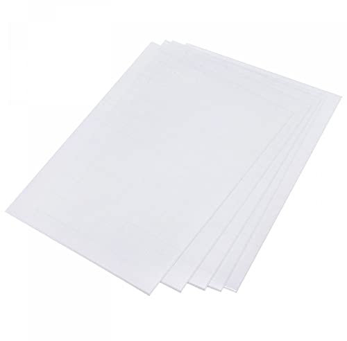 sourcing map Auto-scellant Pochettes Plastifier Laminage Film Transparente Feuille, 180x129x0.26mm pour Photo, Papier, Menu, Paquet de 50