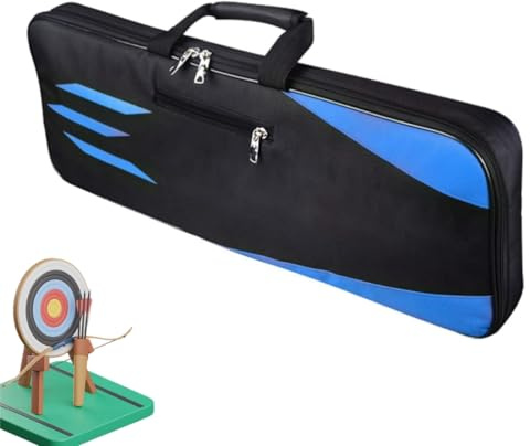 SOONHUA Custodia per Arco Ricurvo - Multi Tasche per Accessori da Caccia e Tiro con l'Arco