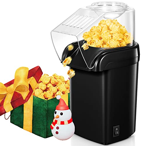 1200w Palomitero,MáQuina Para Hacer Palomitas FáCil De Usar,ExplosióN RáPida En 2 Minutos,Sin Grasa Ni Aceite, Incl. Cuchara Medidora De MaíZ,Para PelíCulas Caseras Y Fiestas De Navidad