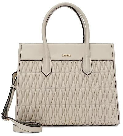 L.CREDI-Damen-Shopper Bag Henkeltasche LAICA 33 x13x27 (kitt)