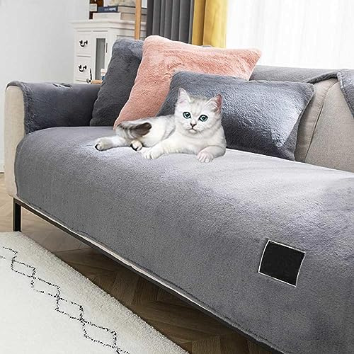 MTHGH Sofabezug Ecksofa L Form Couch Cover 2 Seater 3/4/1seater Sofaschoner rutschfest Samt Sofabezug Ecksofa Bezug Sofa Überzug,B-110x210cm