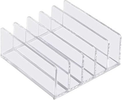 kowaku Schreibtisch-Aktenhalter, Acryl-Schreibtisch-Organizer, Acryl-Schreibtisch-Aktensortierer, Postsortierer für Zuhause, Schule, Briefe, Postkarten