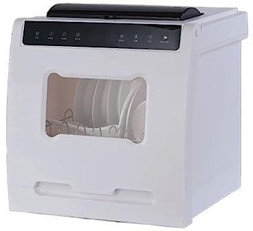 Lavavajillas automático Lavavajillas Pequeño De Sobremesa For El Hogar Sin Instalación Automática Inteligente Desinfección Y Secado 6 Juegos De Lavavajillas Diseño compacto y que ahorra espacio(A3)