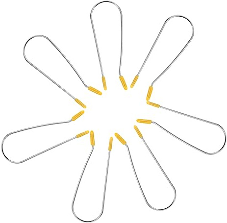 minkissy 20piezas Pinzas Para Rulos Calientes De Repuesto Pinzas Forma Para Rizadores De Pelo Metálicas De Fijación Para Rizos Calientes Unidades