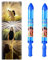 2 Pcs Firework Water Gun,Romantic Firework Style Water Spray Toy for Couples, Pull-Out Sprinkler Spray Toys Family Friends Interactive Pool Game for Bathing, Pool, Party (B)