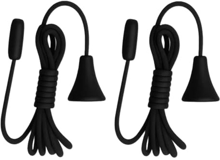 Taps2Traps 2X Light Pull Cord Switch Strings – Black, 5ft (150cm) Each – for Bathroom, Shower, or Ceiling Light Switches