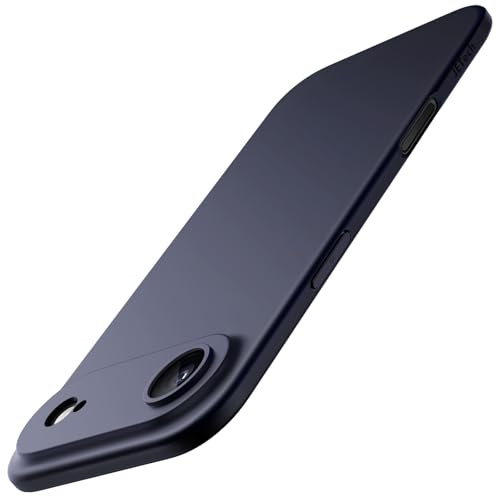 JETech Coque Fine pour iPhone 17 Air, Étui Housse Ultra-Mince Légère Minimaliste avec Protection d'Objectif Caméra, Mat Anti-Empreintes Digitales Finition (Bleu Foncé)