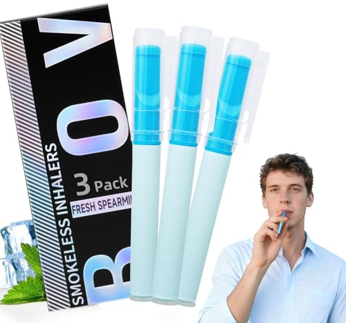 Stop Smoking Inhaler for Relief, Flavored Air Device 3 Pack