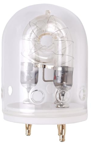 Jelquix Ampoule Nue, Tube de Lumière Stroboscopique Flash en Verre de Quartz, Ampoule Nue avec Recharge Rapide et sécurité, commodité Plug and Play, Remplacement des Circuits