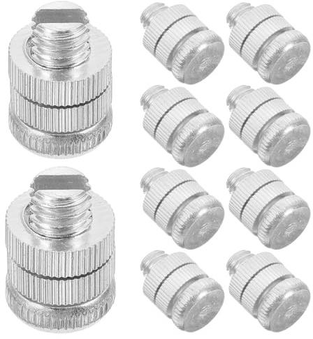 FOMIYES 10 Stück Aluminiumlegierungs Drahtverbinder für Elektrozaun Silberfarbene Split Bolzen Klemme Geeignet für Aluminium und Verzinkten Stahldraht Zuverlässige Verbindung