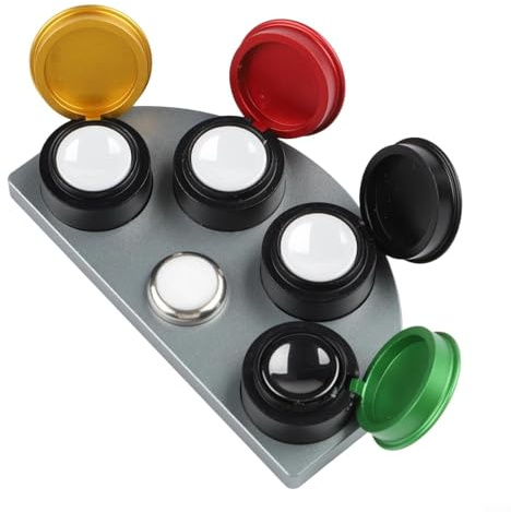 4 coppette per olio per orologi, 1 confezione di accessori per la riparazione di orologi in metallo per lubrificazione di precisione, struttura in lega resistente alla ruggine, piatti codificati a