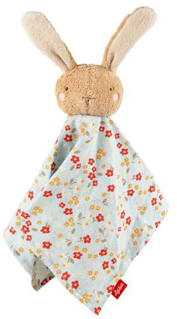 Sigikid Schnuffeltuch Hase braun, Farmhouse Family - Babyspielzeug Tröster, Schmusetuch Geschenk für Babys ab Geburt