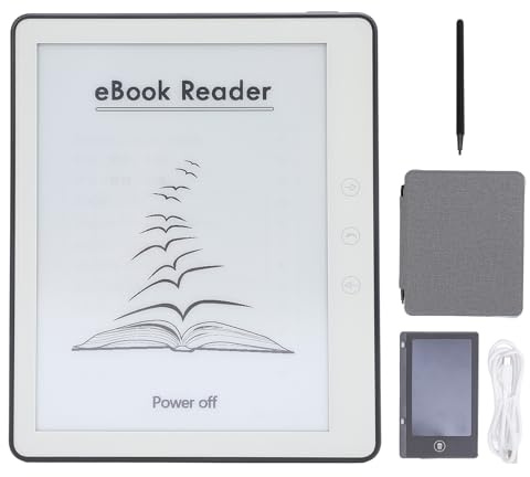 BK576 5.76 Inch Touchscreen E Book Reader, Android 8.1 Wireless E Reader with Eye - Friendly Flat Ink Screen, Lightweight 1GB 16GB Digital Book Reader for Students and Commuters