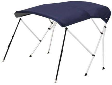 Oceansouth Whitewater 3 Proa Bimini Top con Arranque de Almacenamiento Integrado (Azul, Anchura 1.9m - 2.1m)