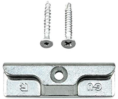 GU Schließblech Schliessplatte 9.35770 oder 9-35770 oder auch 9 35770 1549 (9-35770-00-0-1) incl. SN-TEC Montagematerial