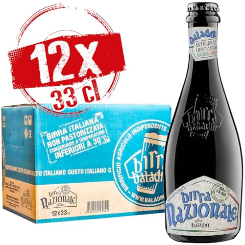 Baladin - Box Birra Nazionale - Birra Artigianale 100% Italiana - Blonde Ale, Non Pastorizzata, 6,5% vol. - 12 bottiglie x 33cl