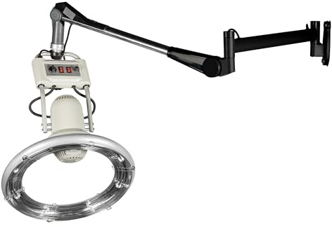 PostQuam - Infrarotlampe Wärmelampe mit Arm | Rotlichtlampe Wärmelampe