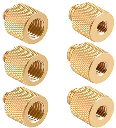 Nutmanel Kamera Schrauben Adapter 3x 3/8 Zoll auf 1/4 & 1/4 auf 3/8 Stativadapter Gewindeadapter