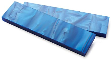 Woodriver Acrylic Knife Scale - 3/8 X 1-1/2 X 6 - Cobalt
