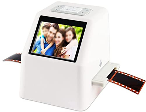 Slide Negative Scanner, Film Slide Scanner, All-In-1 22MP, with 3.5”LCD Screen, Convert Slides and Negatives to Digital Photos Specialised scanning of 135 negatives, 110 negatives, 126 KPK
