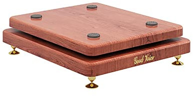 Pieds d'Enceintes Supports d'enceintes Universels, pour Haut-parleurs de Bureau et de Satellite HiFi Home-Cinéma, Supports de Moniteur, pour Enceintes d'étagère Moyennes et Petites (Couleur : A-Doub