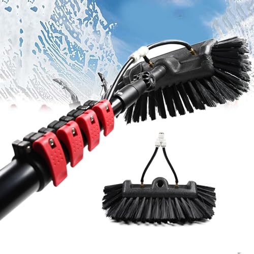ExoticaBlend 3.6-12m High Clean Teleskopstange mit Wasseranschluss, Profi Fensterreiniger, Ausziehbarer Reiniger Wintergartendach, Reinigung von Photovoltaik- und Sonnenkollektoren,39FT/12M
