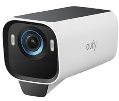 eufy Security eufyCam S3 Pro 4K Solar Add-on Security Camera with Solar Panel, Wireless Outdoor, MaxColor Night Vision, Facial Recognition AI, Expandable Storage