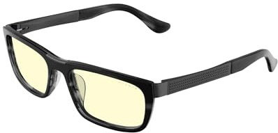 Gunnar Gaming and Computer Eyewear - TAHOE - Frame Colour: Slate, Lens Tint: Amber (Blocks 65% Blue Light & 100% UV Light) - Blue Light Blocking Glasses