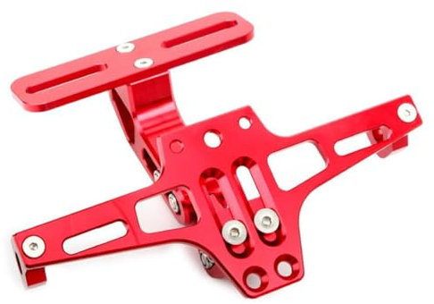 LYNYQ Motorrad Kennzeichenhalter für KTM EXC 380 2000, Einstellbarer Winkel Kennzeichenhalter Fender Eliminator Halter Zubehör,normal-C