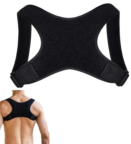 Correttore Postura Uomo Donna, Fascia Posturale Regolabile Indicato, Fascia Posturale Spalle e Schiena Traspirante, Correttore Schiena, Busto Correttore Posturale