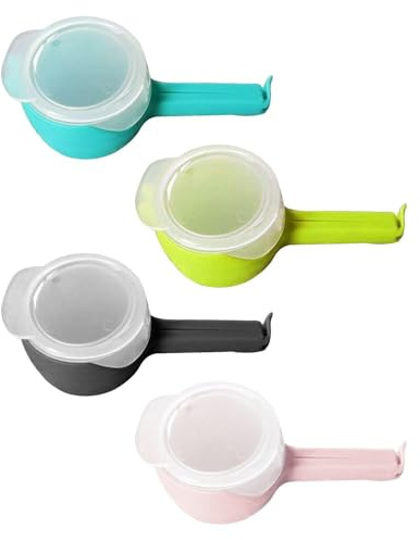 RELKLYU 4 Piezas De Clip De Sellado De Bolsas De Comida, Herramientas De Cocina, Clips De Sellado De Plástico, Accesorios De Almacenamiento De Alimentos.