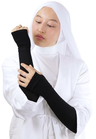 Lamis Hijab Paar Armstulpen in doppelter Haut aus natürlichen Bambusfasern M-3