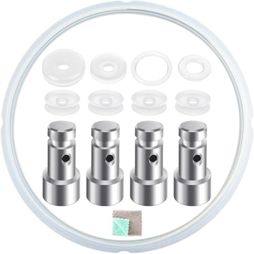 EATBALE Válvula de Flotador Junta de Silicona Repuestos para ollas a presión XL / YBD60-100 / PPC780 / PPC770 / PPC790 para 5/6/8 Cuartos Universal Anillo sellador Flotador Kit de Accesorios