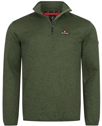 Höhenhorn Swissfels Herren Strickfleece Pullover Sweatshirt 1/4 Zip