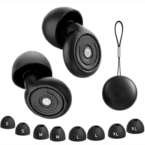 Tapones Oidos Ruido Dormir - Tapones Oidos Cancelacion De Ruido - Tapones Para Dormir - Ear Plugs - Cascos Para Dormir - Earplugs - Auriculares Antironquidos - 47 db - DISEÑO MEJORADO